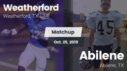 Matchup: Weatherford High vs. Abilene  2019