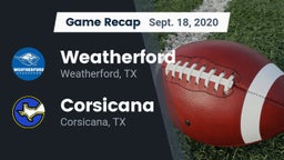 Recap: Weatherford  vs. Corsicana  2020