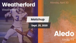 Matchup: Weatherford High vs. Aledo  2020