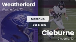 Matchup: Weatherford High vs. Cleburne  2020