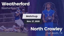 Matchup: Weatherford High vs. North Crowley  2020