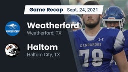 Recap: Weatherford  vs. Haltom  2021
