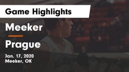Meeker  vs Prague  Game Highlights - Jan. 17, 2020