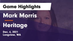 Mark Morris  vs Heritage  Game Highlights - Dec. 6, 2021