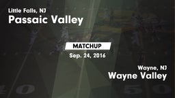 Matchup: Passaic Valley High vs. Wayne Valley  2016