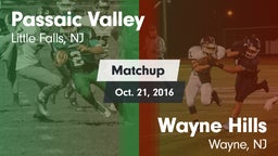 Matchup: Passaic Valley High vs. Wayne Hills  2016