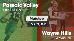 Matchup: Passaic Valley High vs. Wayne Hills  2016