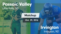 Matchup: Passaic Valley High vs. Irvington  2016