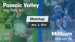 Matchup: Passaic Valley High vs. Millburn  2016