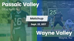 Matchup: Passaic Valley High vs. Wayne Valley  2017