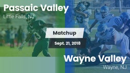 Matchup: Passaic Valley High vs. Wayne Valley  2018