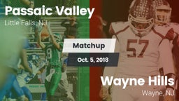 Matchup: Passaic Valley High vs. Wayne Hills  2018
