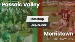 Matchup: Passaic Valley High vs. Morristown  2019