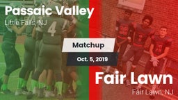 Matchup: Passaic Valley High vs. Fair Lawn  2019