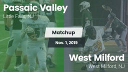 Matchup: Passaic Valley High vs. West Milford  2019