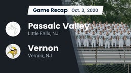 Recap: Passaic Valley  vs. Vernon  2020