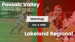 Matchup: Passaic Valley High vs. Lakeland Regional  2020