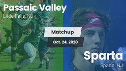 Matchup: Passaic Valley High vs. Sparta  2020