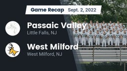 Recap: Passaic Valley  vs. West Milford  2022