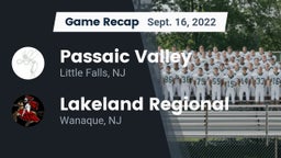 Recap: Passaic Valley  vs. Lakeland Regional  2022