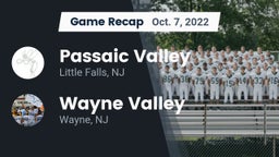 Recap: Passaic Valley  vs. Wayne Valley  2022