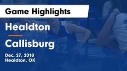 Healdton  vs Callisburg  Game Highlights - Dec. 27, 2018
