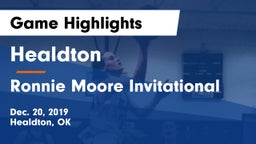 Healdton  vs Ronnie Moore Invitational Game Highlights - Dec. 20, 2019