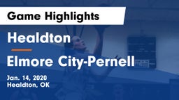 Healdton  vs Elmore City-Pernell  Game Highlights - Jan. 14, 2020