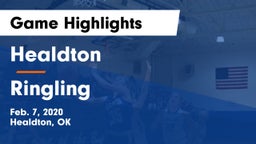 Healdton  vs Ringling Game Highlights - Feb. 7, 2020