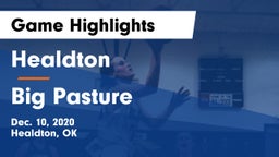 Healdton  vs Big Pasture  Game Highlights - Dec. 10, 2020
