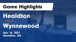 Healdton  vs Wynnewood Game Highlights - Jan. 16, 2021