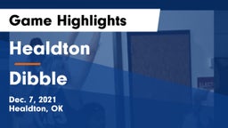Healdton  vs Dibble Game Highlights - Dec. 7, 2021