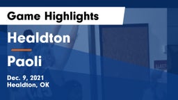 Healdton  vs Paoli Game Highlights - Dec. 9, 2021