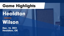 Healdton  vs Wilson  Game Highlights - Dec. 14, 2021