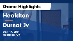 Healdton  vs Durnat Jv Game Highlights - Dec. 17, 2021