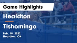 Healdton  vs Tishomingo  Game Highlights - Feb. 18, 2022