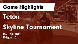 Teton  vs Skyline Tournament Game Highlights - Dec. 30, 2021
