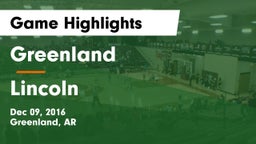 Greenland  vs Lincoln  Game Highlights - Dec 09, 2016