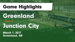 Greenland  vs Junction City  Game Highlights - March 1, 2017