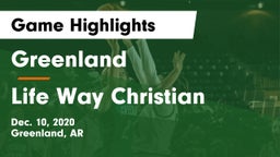 Greenland  vs Life Way Christian Game Highlights - Dec. 10, 2020