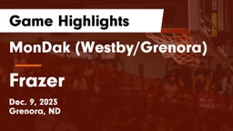 MonDak (Westby/Grenora) vs Frazer  Game Highlights - Dec. 9, 2023