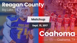 Matchup: Reagan County High vs. Coahoma  2017