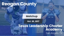 Matchup: Reagan County High vs. Texas Leadership Charter Academy  2017
