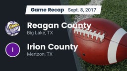 Recap: Reagan County  vs. Irion County  2017