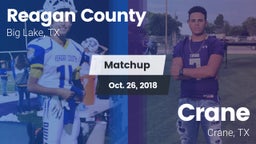 Matchup: Reagan County High vs. Crane  2018