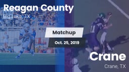 Matchup: Reagan County High vs. Crane  2019