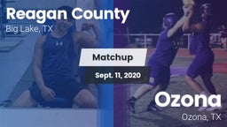 Matchup: Reagan County High vs. Ozona  2020