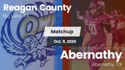 Matchup: Reagan County High vs. Abernathy  2020