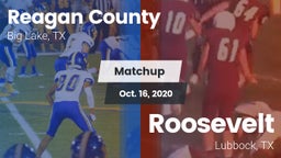 Matchup: Reagan County High vs. Roosevelt  2020