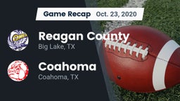 Recap: Reagan County  vs. Coahoma  2020